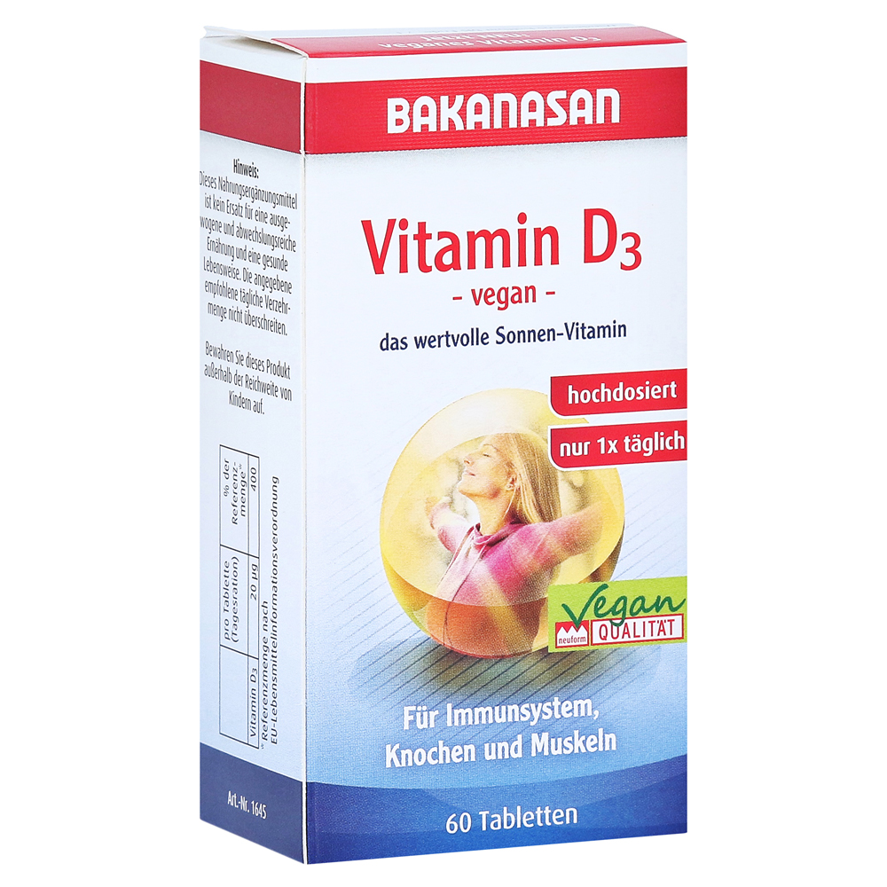 BAKANASAN Vitamin D3 Tabletten