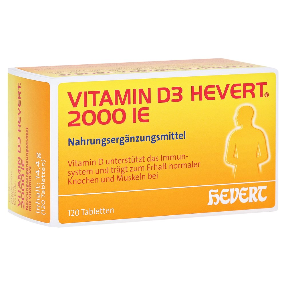 Vitamin D3 Hevert 2.000 I.E. Tabletten