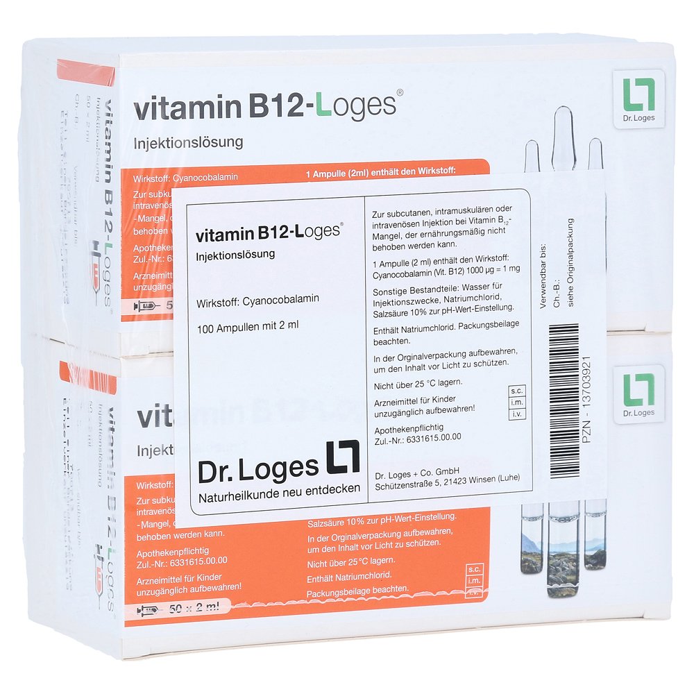 Vitamin B12-Loges Injektionslösung 2ml