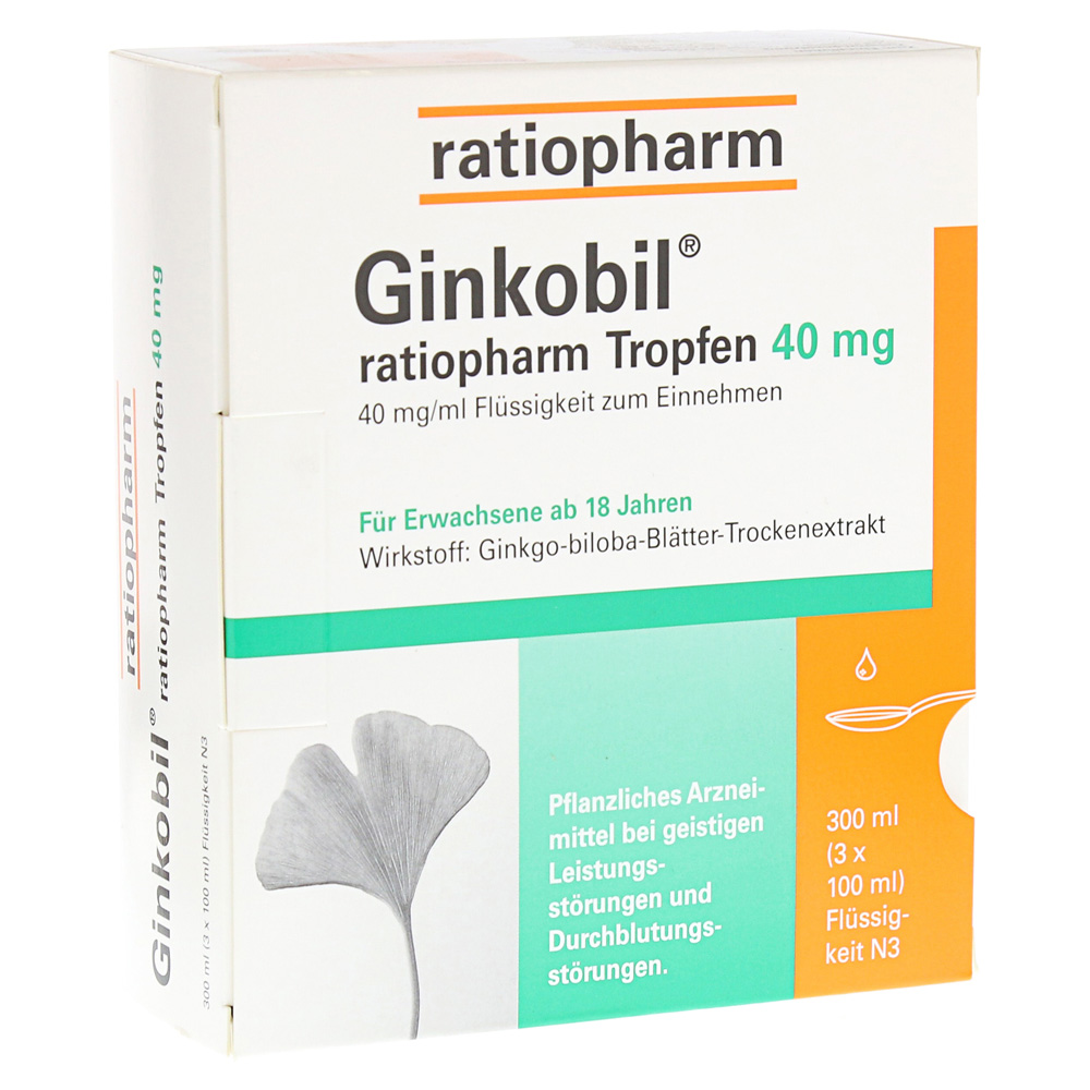 GINKOBIL ratiopharm 40mg