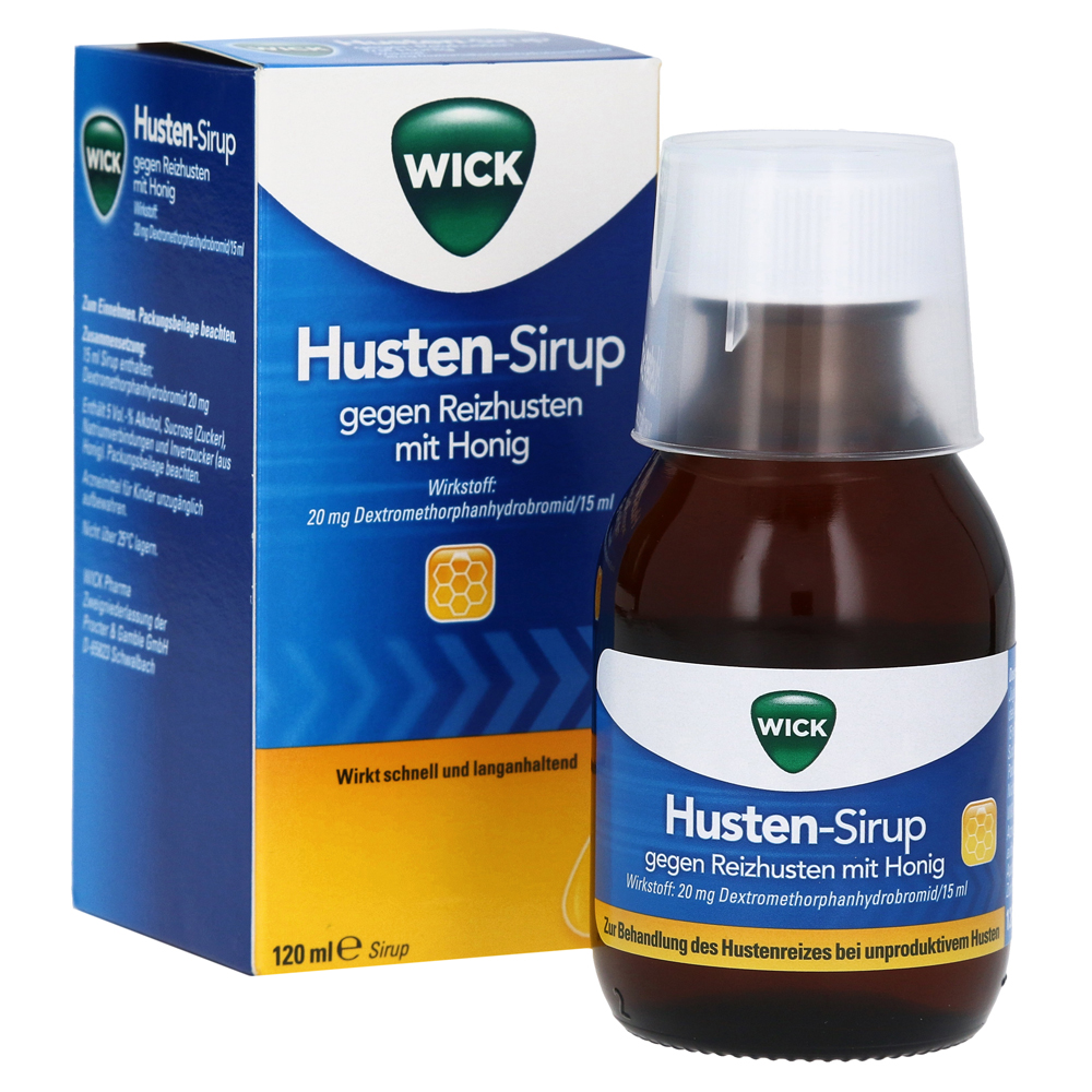 WICK Husten-Sirup gegen Reizhusten mit Honig