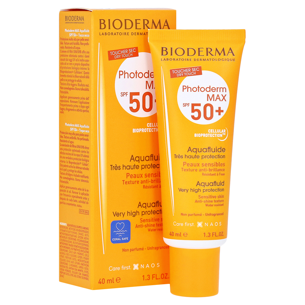 BIODERMA Photoderm Max Aquafluid SPF 50+ ungetönt