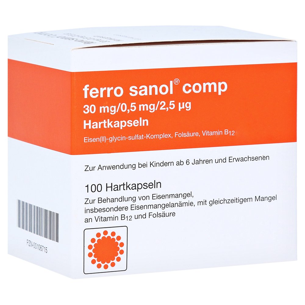 Ferro sanol comp 30mg/0,5mg/2,5µg
