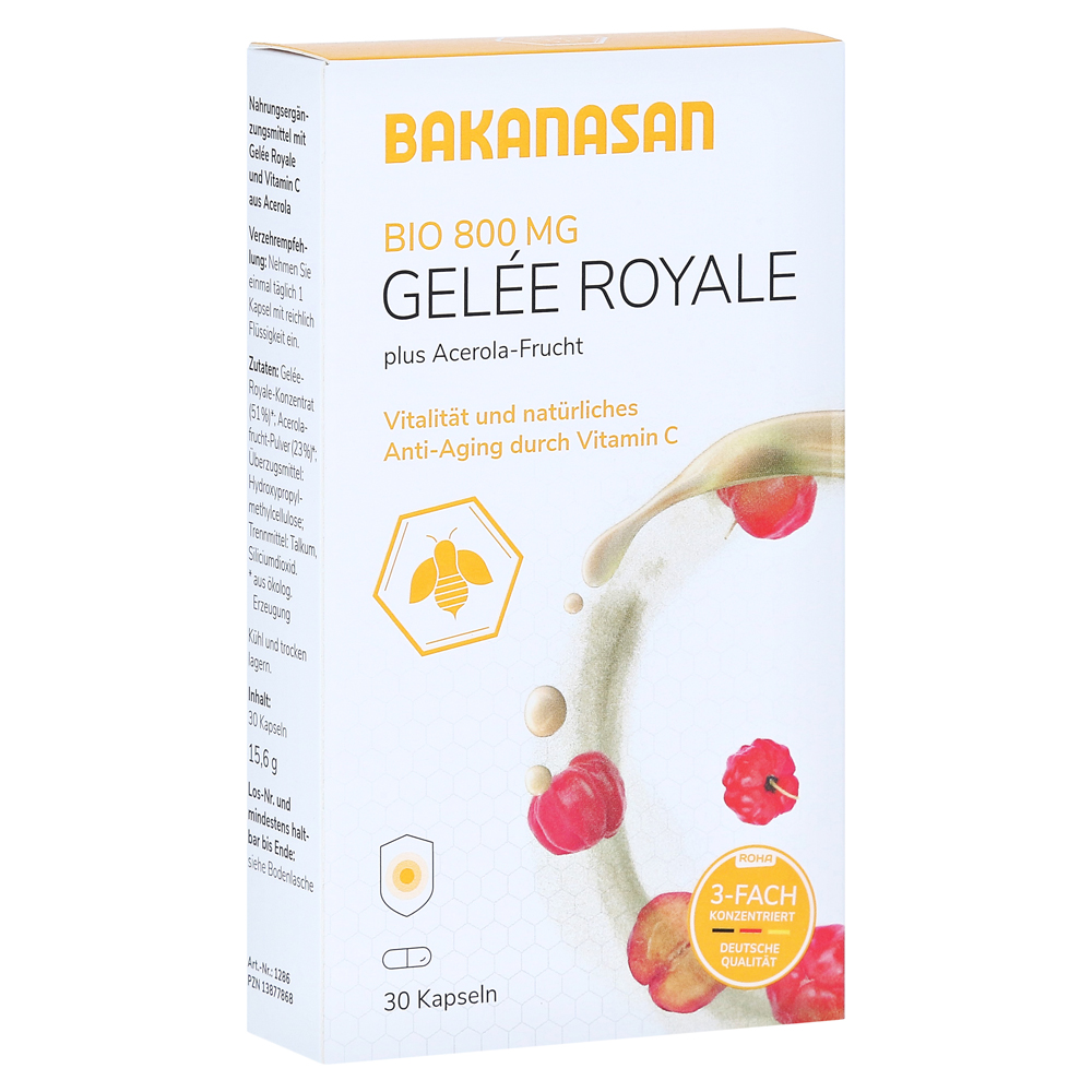BAKANASAN Bio Gelee Royale Kapseln