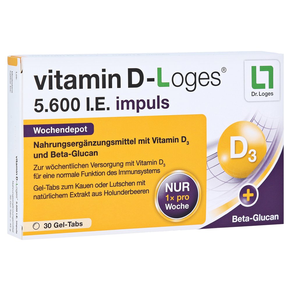 VITAMIN D-LOGES 5.600 I.E. impuls Kautabletten