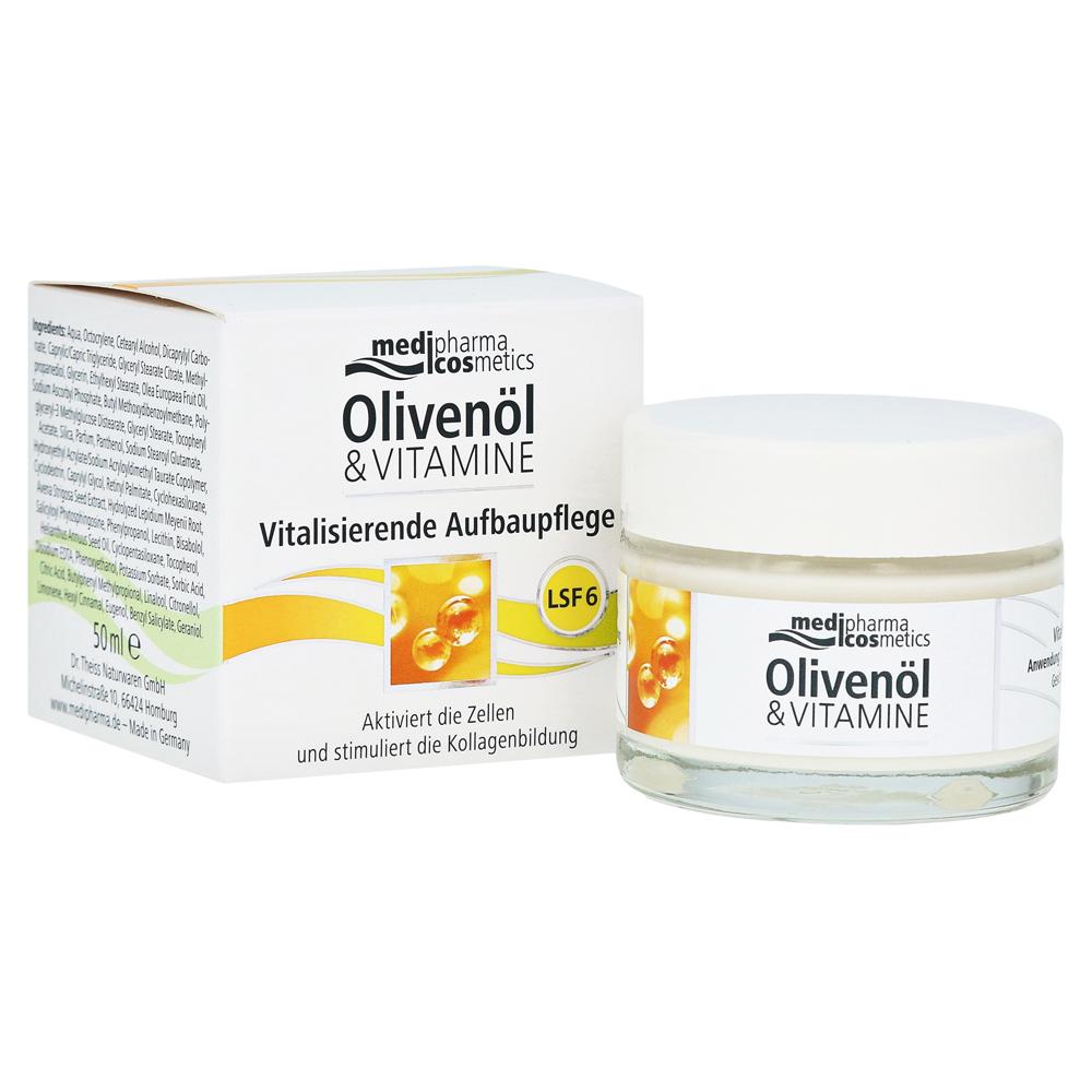 medipharma Olivenöl & Vitamine Vitalisierende Aufbaupflege mit LSF 6