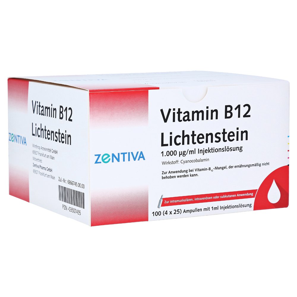 Vitamin B12 1.000 µg Lichtenstein Ampullen