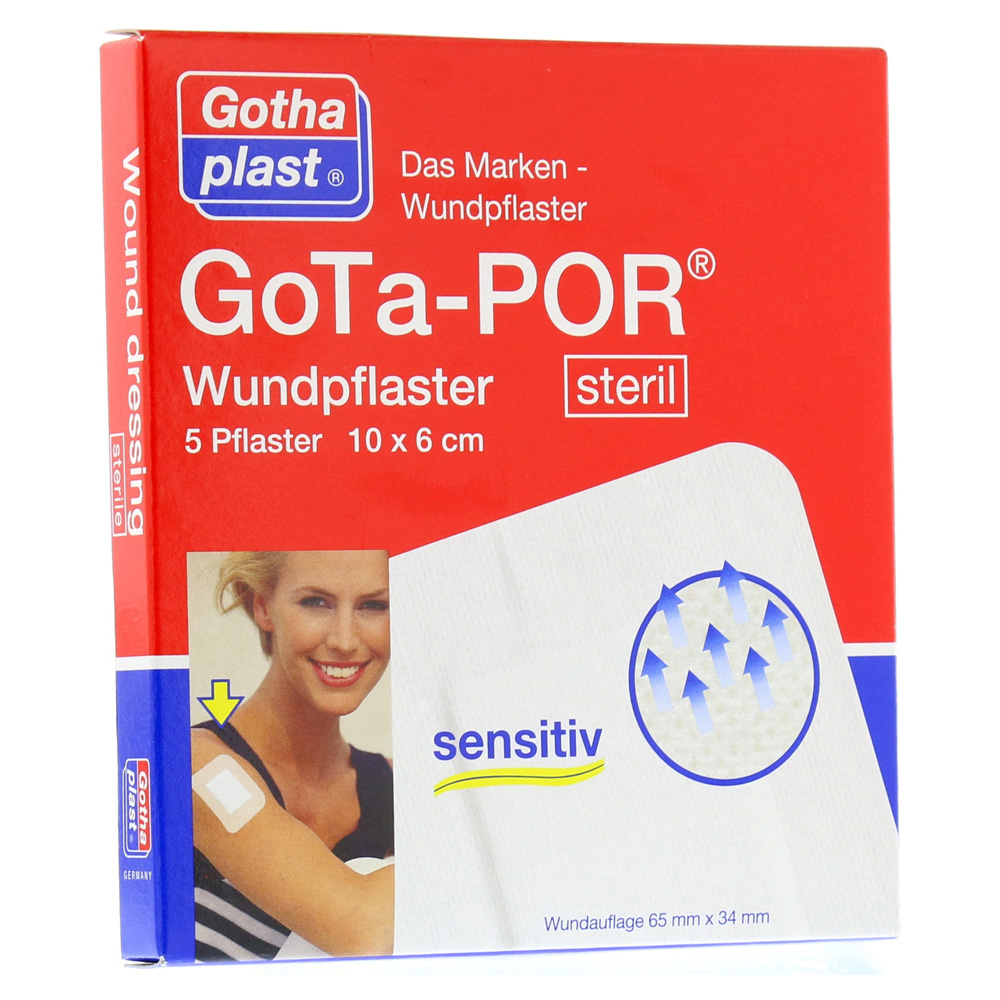Gota-por Wundpflaster Steril 60x100 mm
