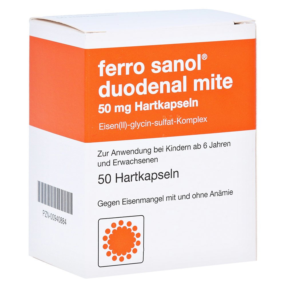 Ferro sanol duodenal mite 50mg