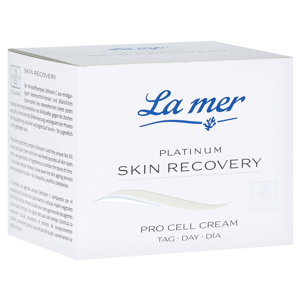 LA MER PLATINUM Skin Recovery Pro Cell Cream Tag