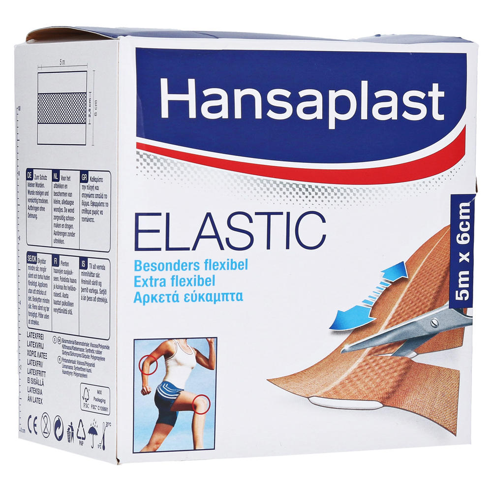 Hansaplast Elastic Pflaster 6 cmx5 m