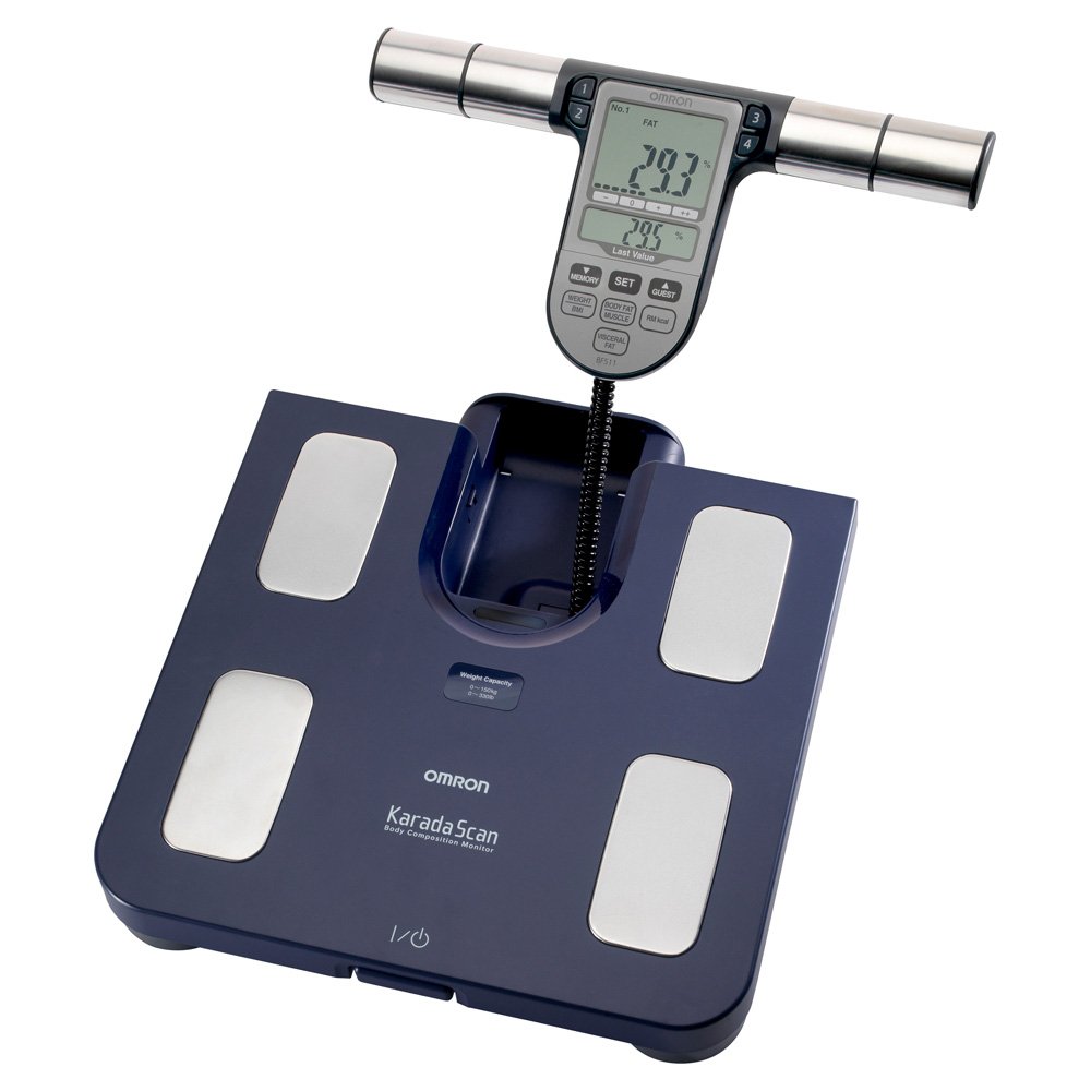 OMRON HBF-511B Körperfettwaage blau