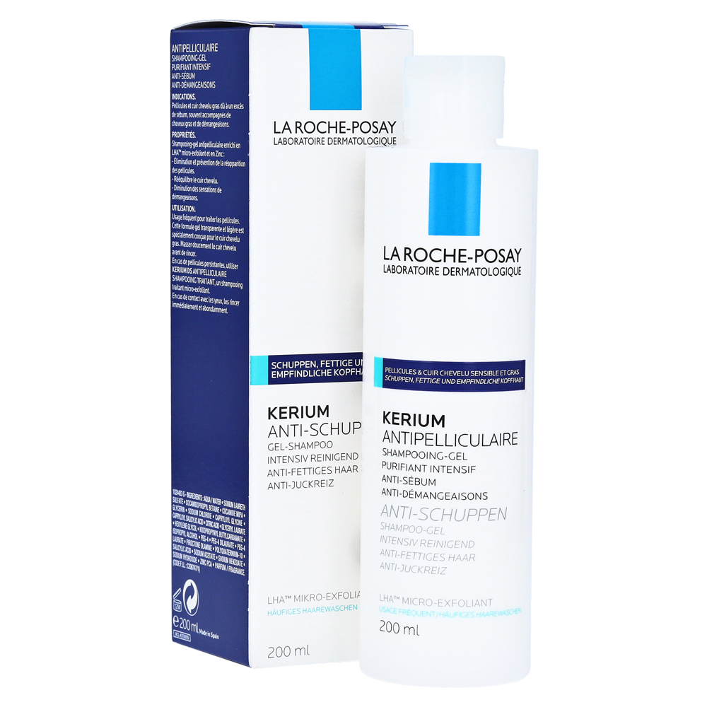 La Roche-Posay Kerium Anti-Schuppen Shampoo Gel bei fettigen Schuppen