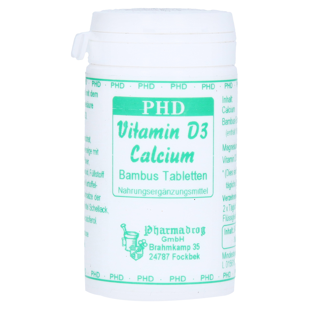 VITAMIN D3 CALCIUM Bambus Tabletten
