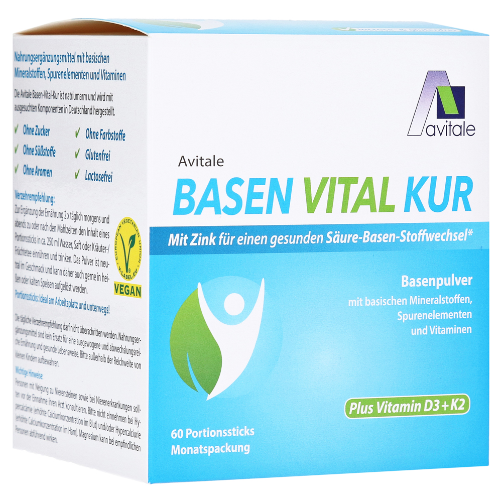 BASEN VITAL KUR plus Vitamin D3+K2 Pulver