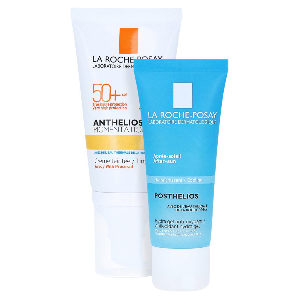 La Roche-Posay Anthelios Pigmentation LSF 50+ Sonnenschutz Creme + gratis La Roche Posay Posthelios After-Sun 40 ml