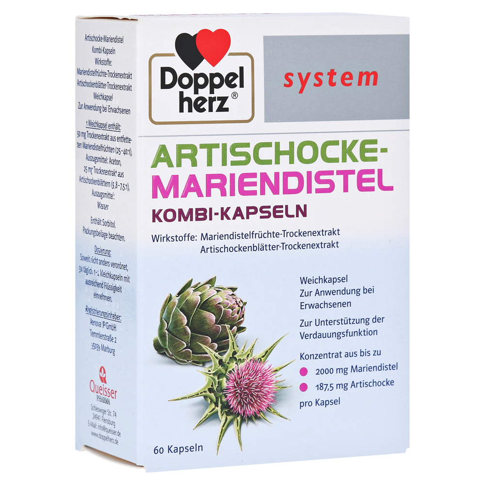 DOPPELHERZ Artischocke-Mariendistel system Weichk.