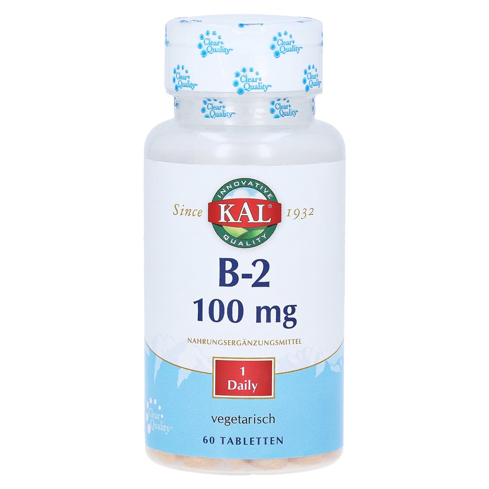 VITAMIN B2 RIBOFLAVIN 100 mg Tabletten