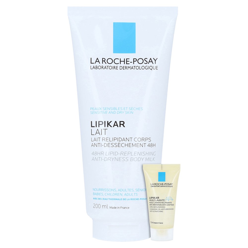 La Roche-Posay Lipikar Lotion + gratis La Roche Posay Lipikar Huile Lavante AP+ 15 ml