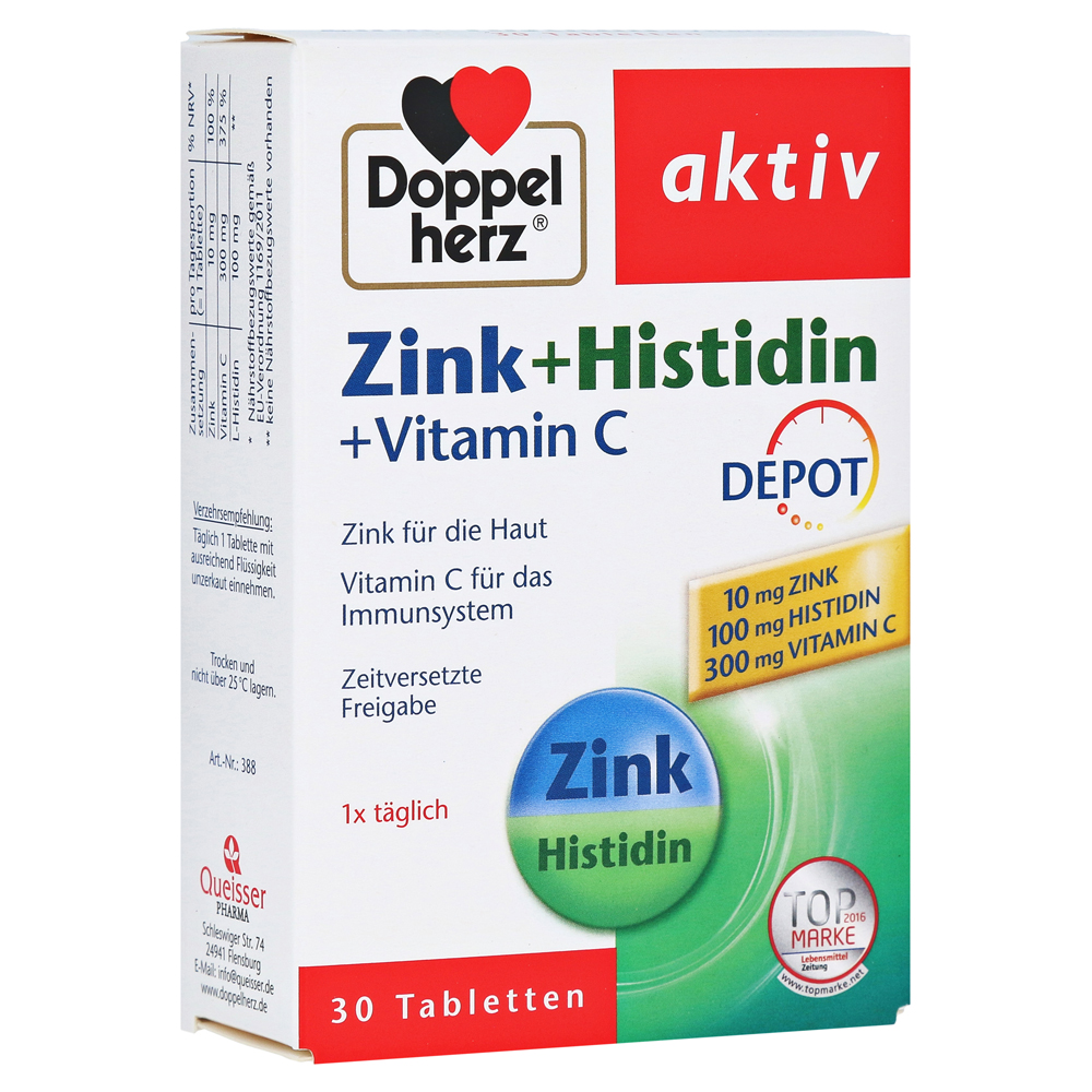 Doppelherz aktiv Zink + Histidin + Vitamin C Depot