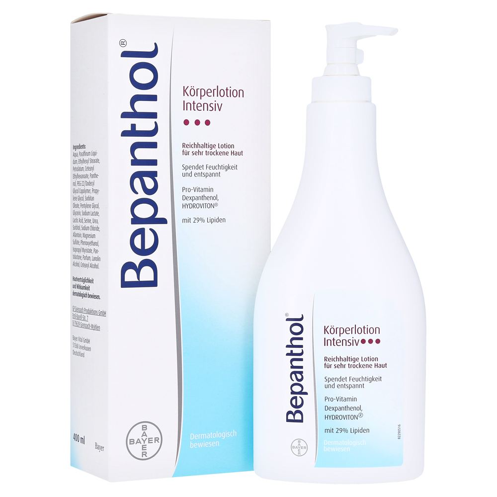Bepanthol Intensiv Körperlotion Spenderflasche