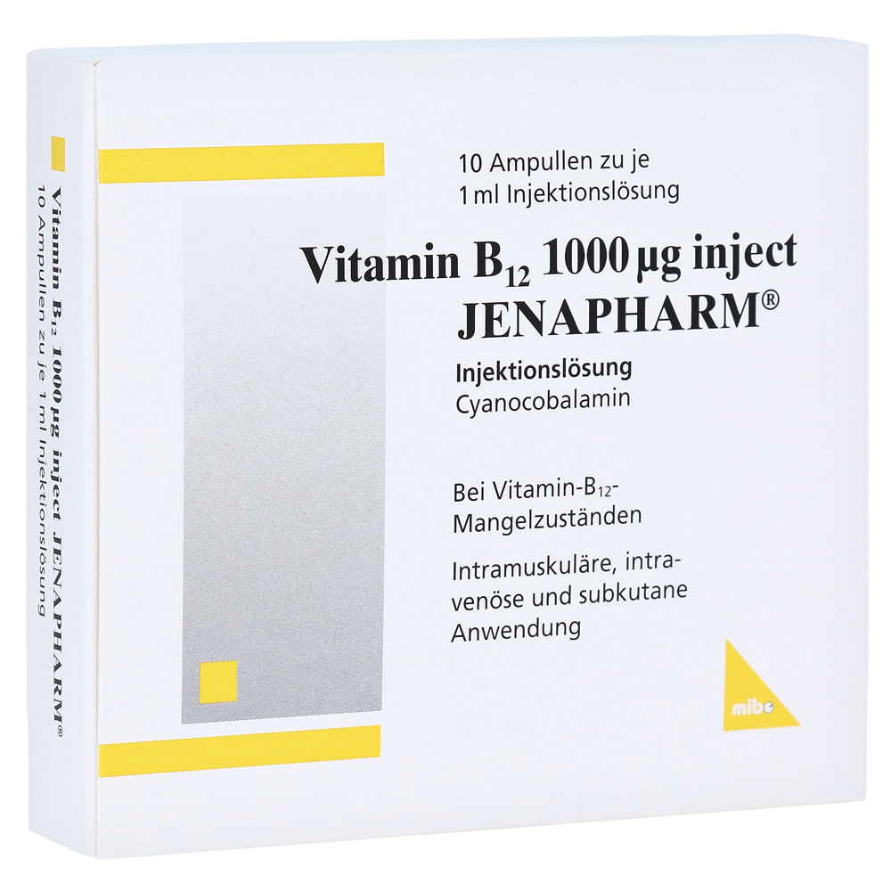 Vitamin B12 1.000 µg Inject Jenapharm Ampullen