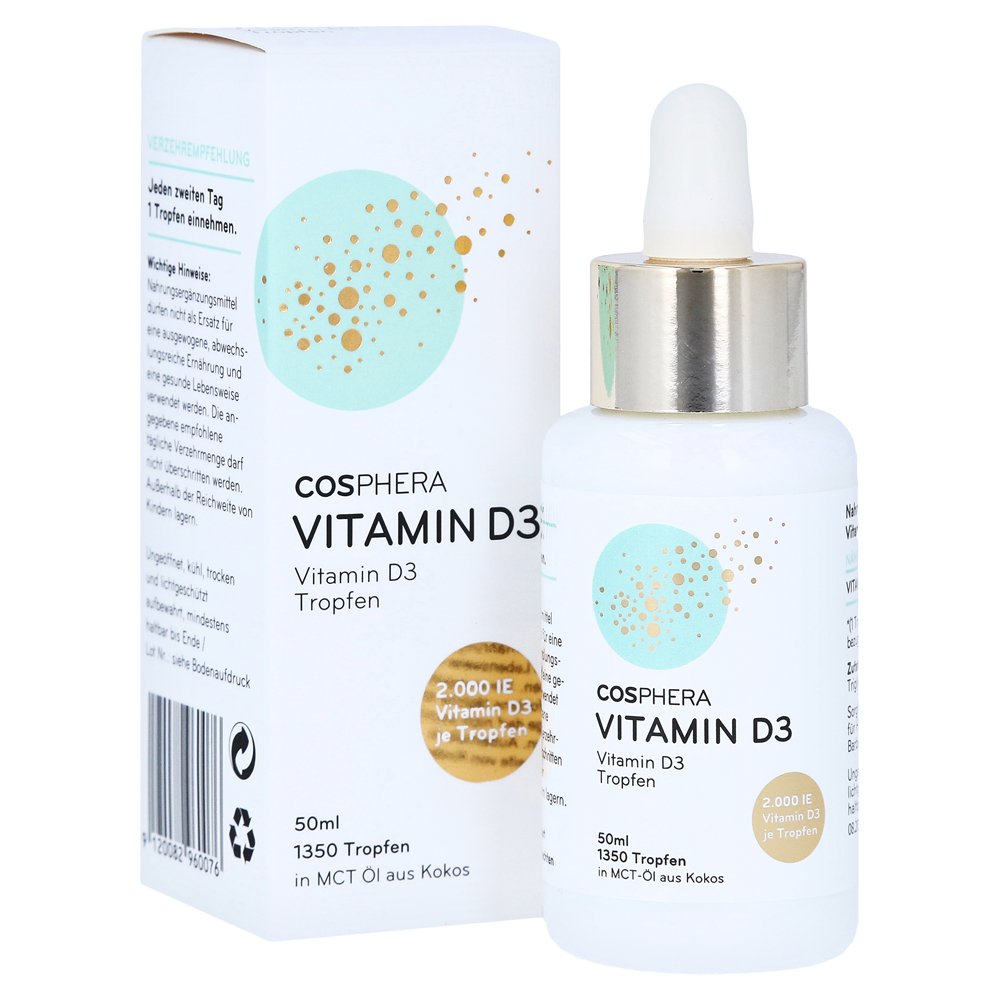 COSPHERA Vitamin D3 2000 I.E. Tropfen