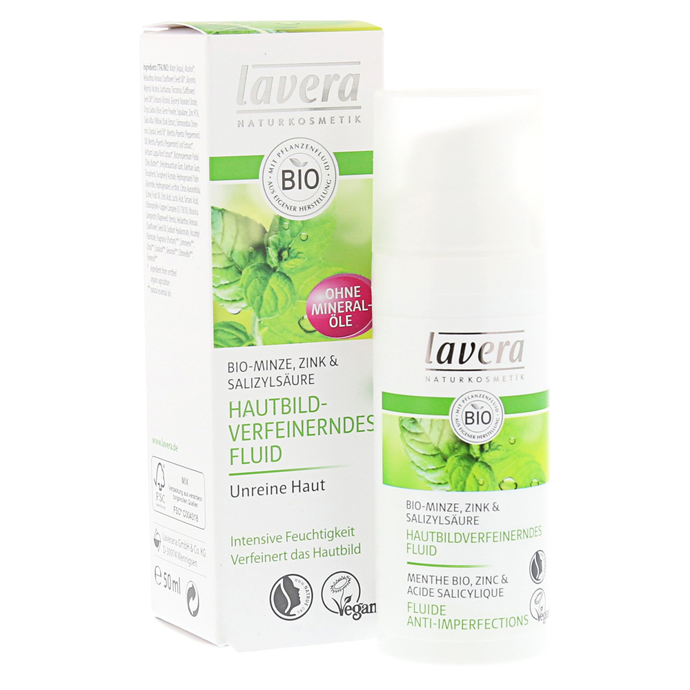 LAVERA hautbildverfeinerndes Fluid Minze
