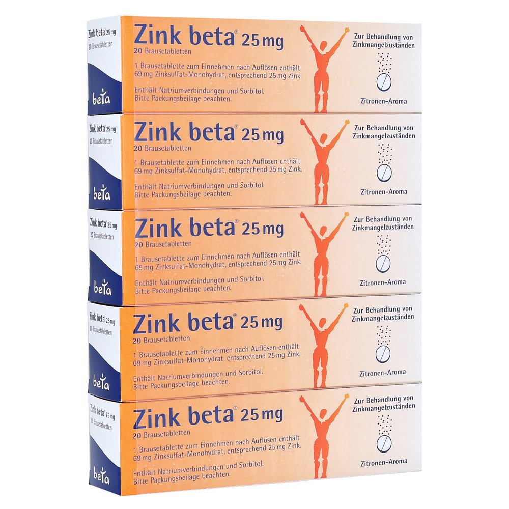 Zink beta 25mg