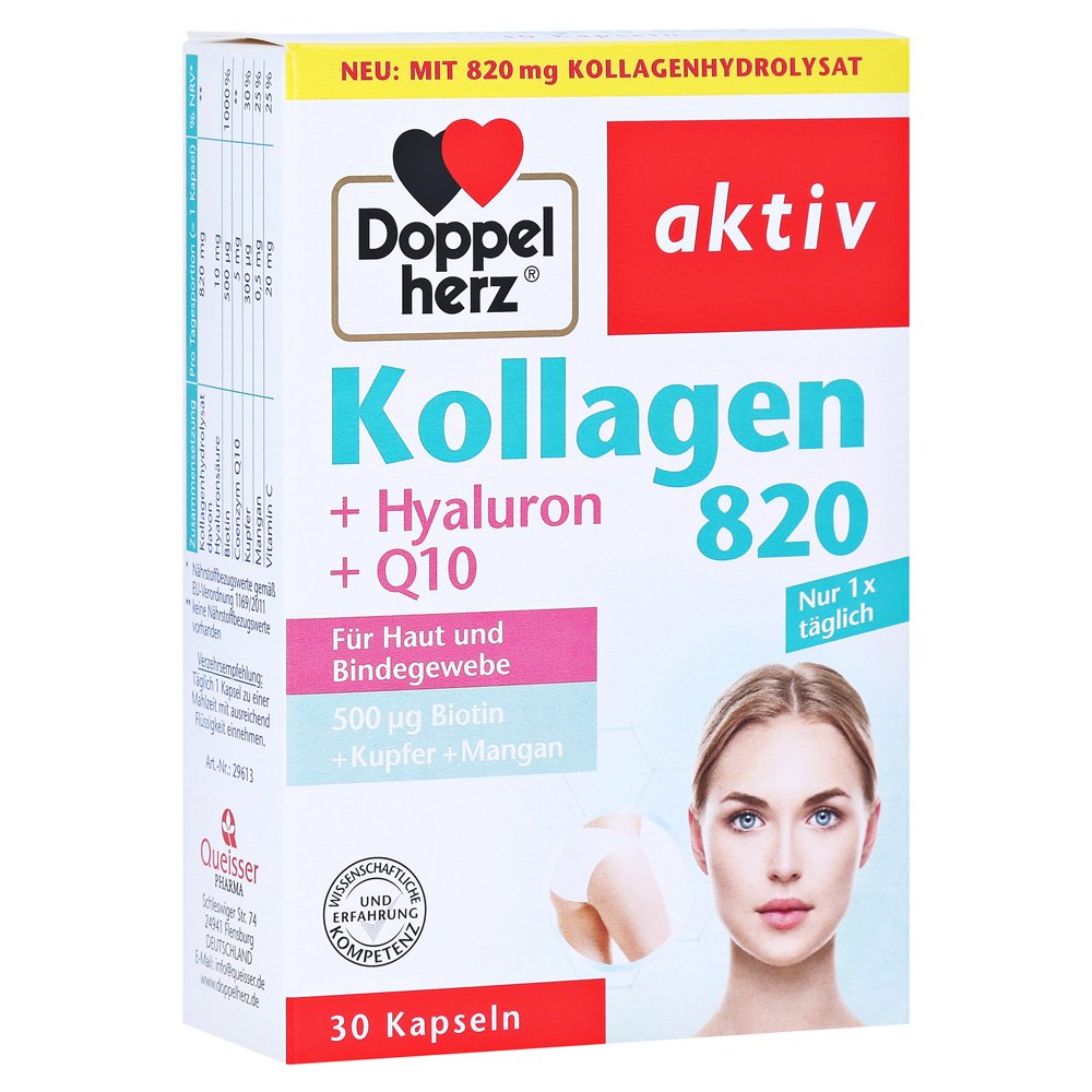DOPPELHERZ Kollagen 820 Kapseln