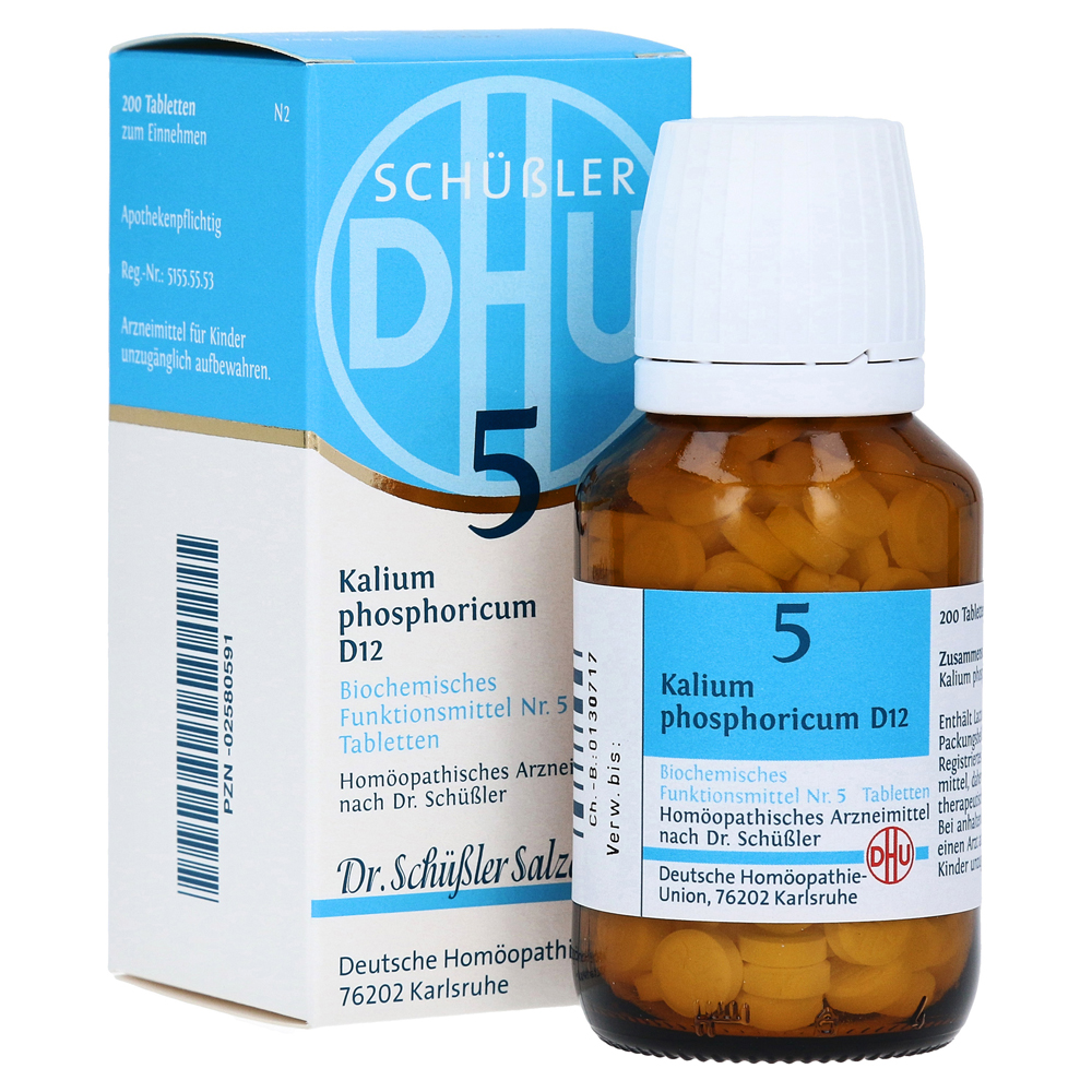 BIOCHEMIE DHU 5 Kalium phosphoricum D 12 Tabletten