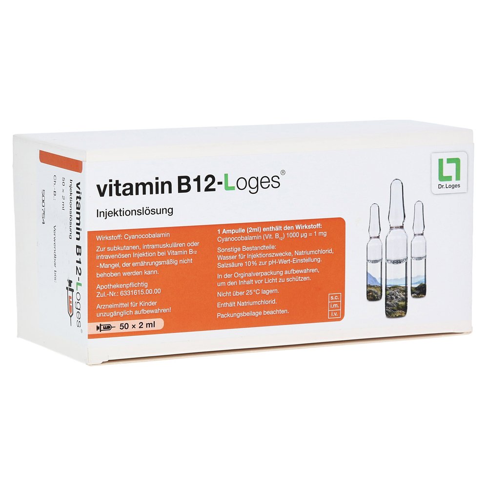 Vitamin B12 Loges Injektionslösung Ampullen
