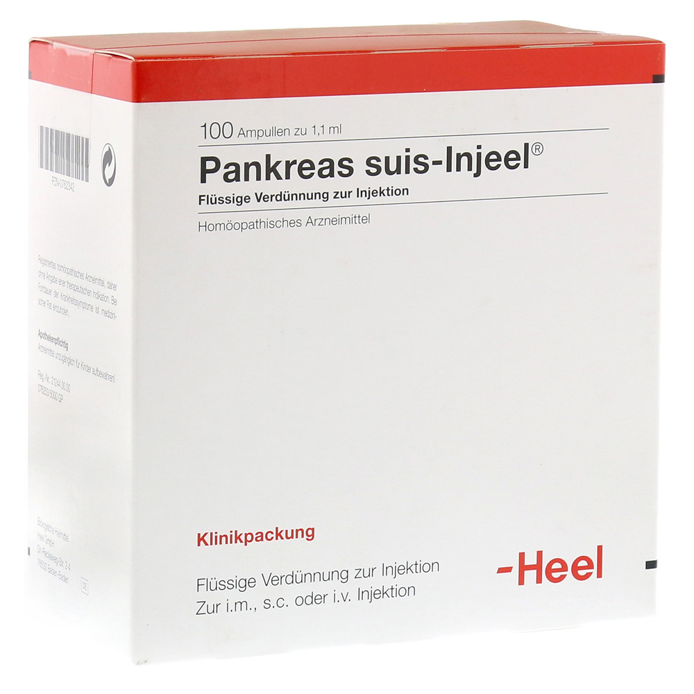 PANKREAS SUIS Injeel Ampullen